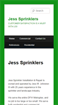 Mobile Screenshot of jesssprinklers.com