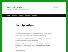 Tablet Screenshot of jesssprinklers.com